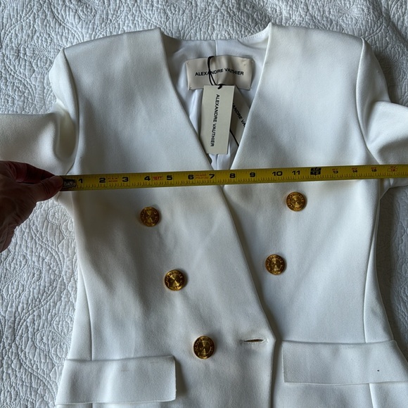 Alexandre vauthier sexy white blazer jacket 3K - Picture 8 of 17